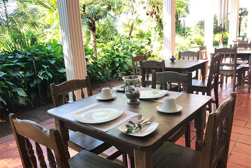 Breakfast dining area