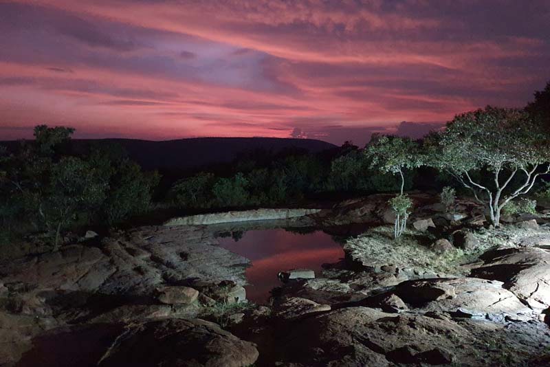 Waterhole evening