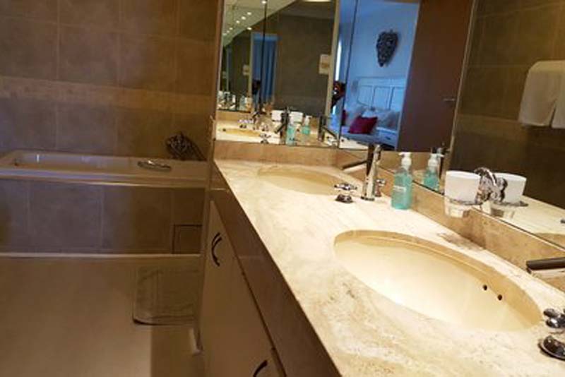 Three bedroom,two bathroom apartment