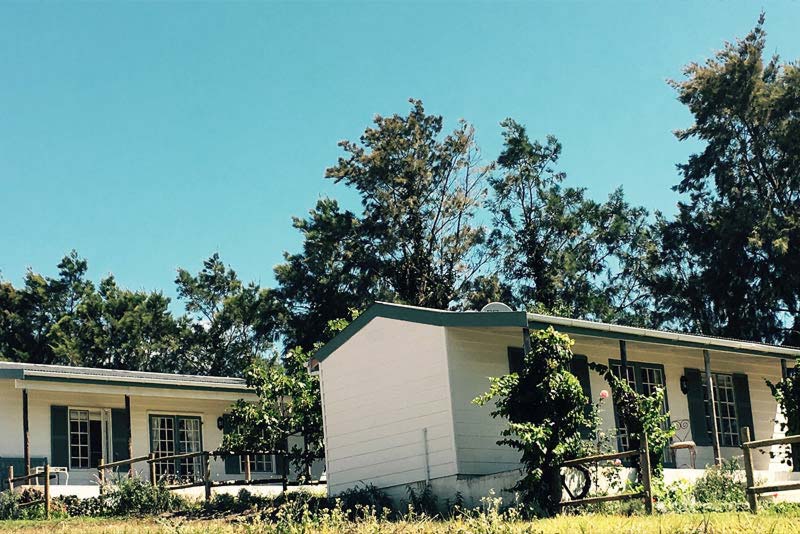 View of both cottages