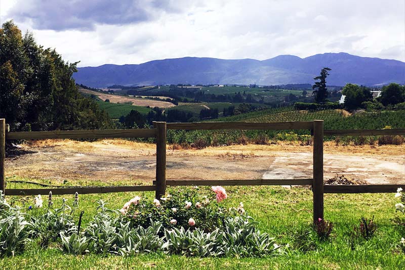 View from Kiku cottage