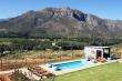 Pool with mountain views