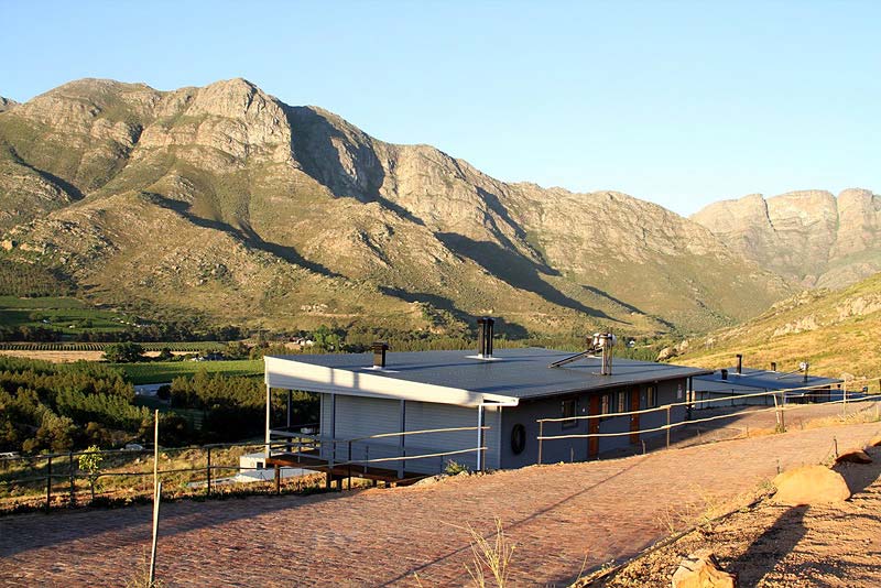 View from the cottages