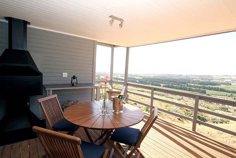 Private patio with braai