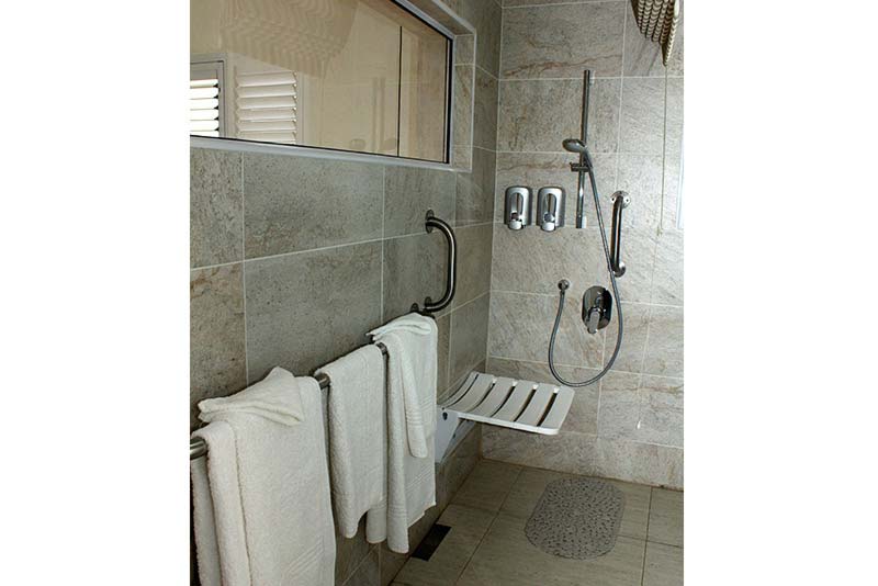 Universal accessible shower