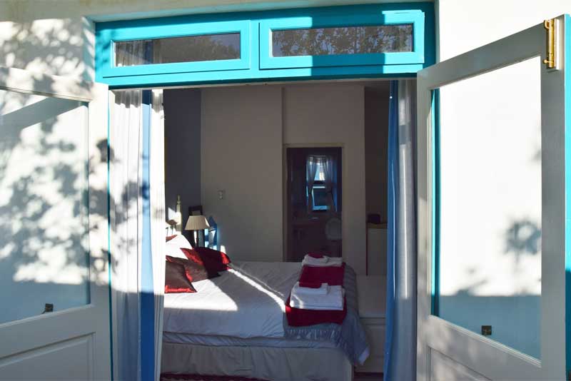 From Garden patio to bedroom