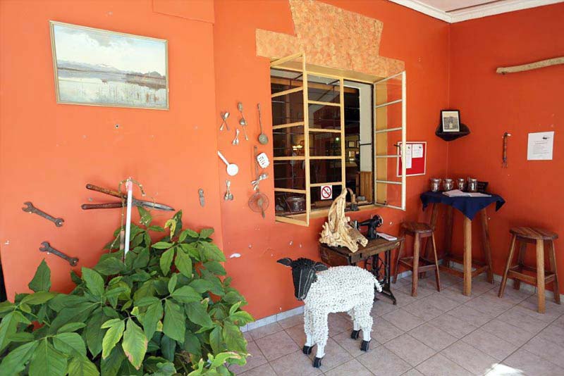 Front entrance - Maltahohe Hotel, Namibia