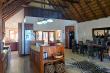 Open plan kitchen and dining area