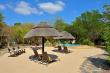 Pool with beach sand