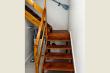 Washing machine/dryer. Stairs leading to deck and loft room