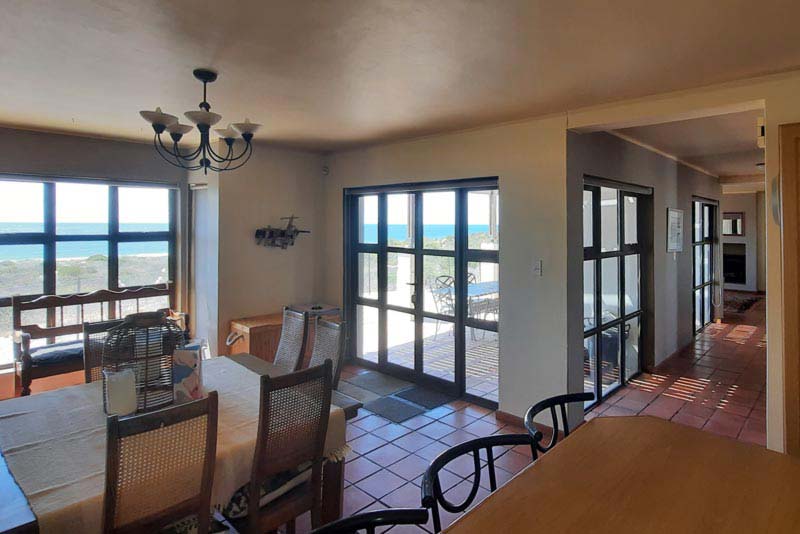 Dining room with entrance to patio