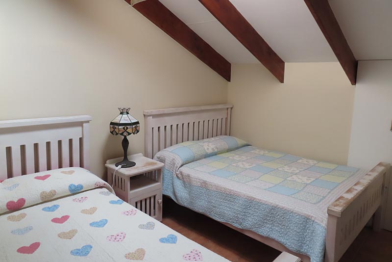 Third bedroom with two double beds