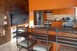 Kitchen top section with braai area and breakfast nook