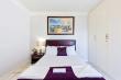 Featuring a double extra-length bed.