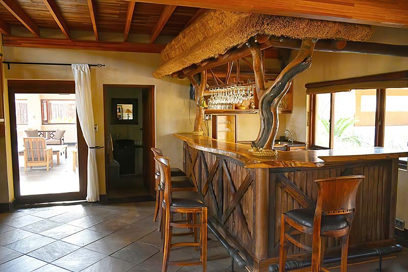 Bar with under counter fridge