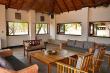 covered patio with overhead fans