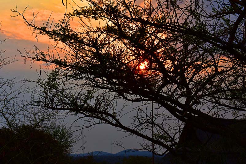 sunset picture from our sunset deck
