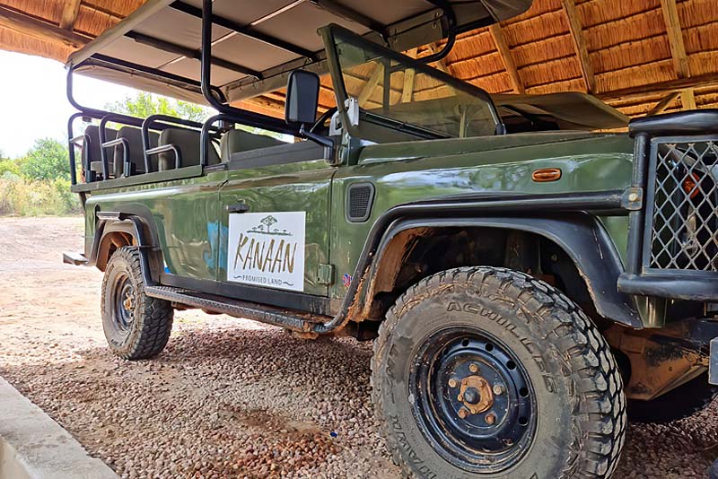 Game drive vehicle