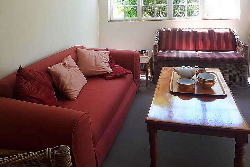 Double sofa bed in the lounge