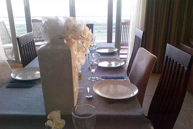 Dinning room with sea view