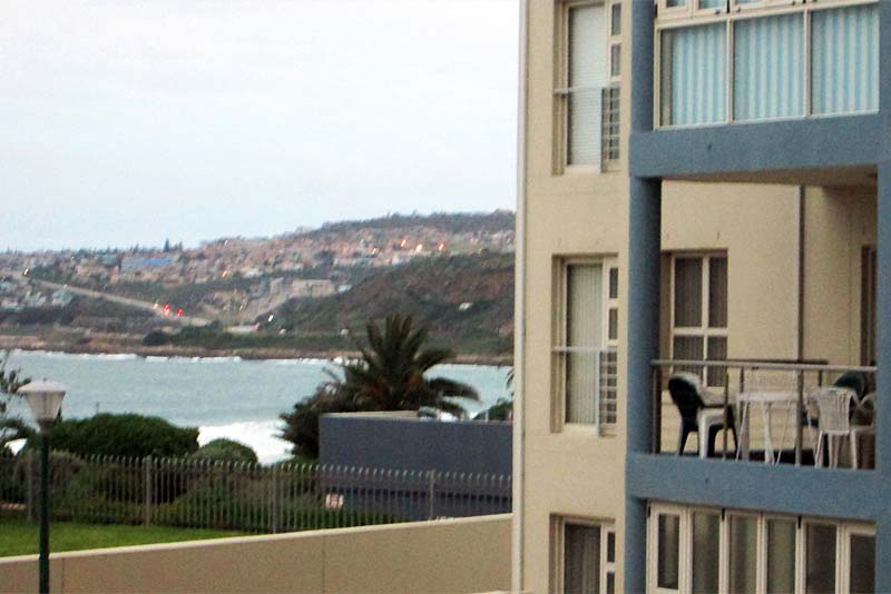 View from balcony - La Palma Villa C12 - self catering Diaz Beach, Mossel Bay