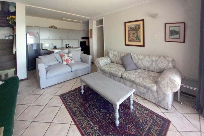 open plan living area - Logan's Lodge self catering Gordons Bay, Cape Town