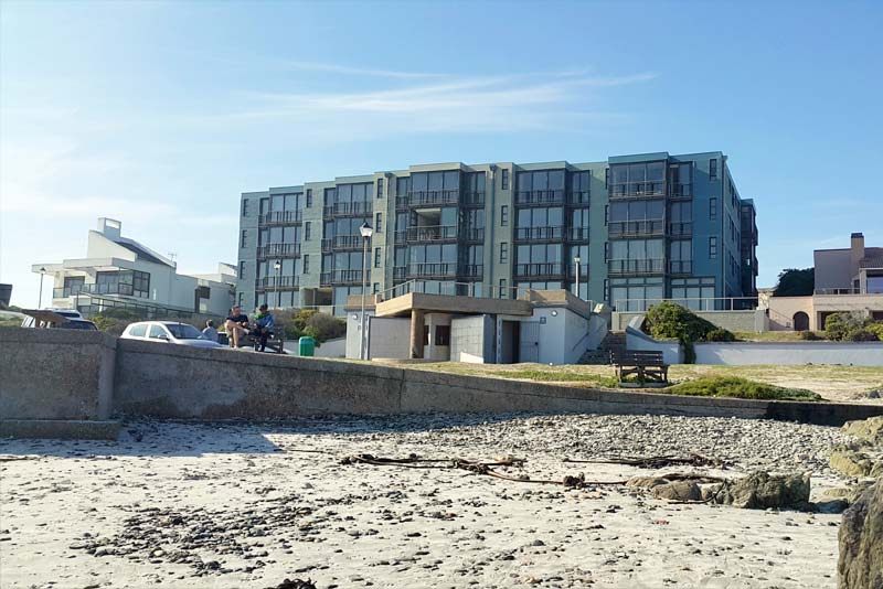 Flats viewed from beach - Sand And See 107 self catering Boubergstrand