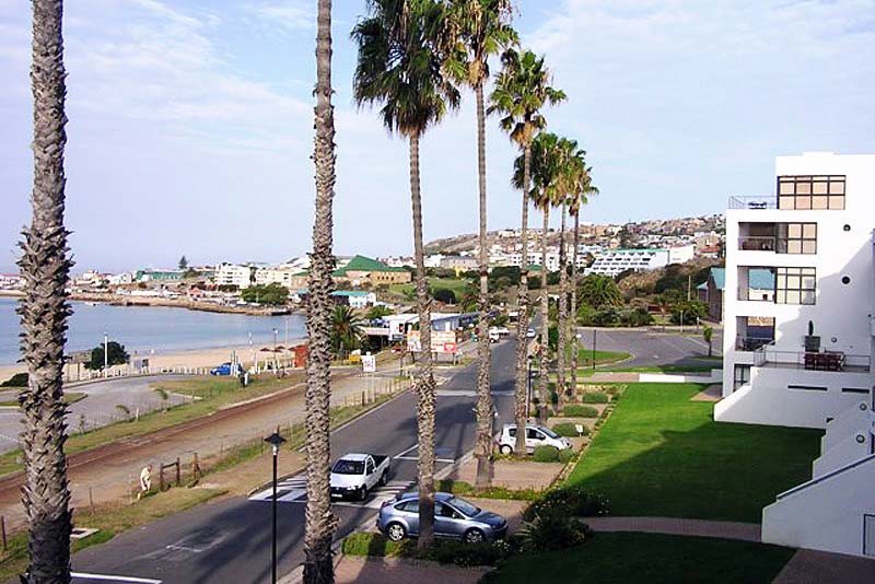 View from balcony - Santos Beach Flat no.26 self catering Mossel Bay