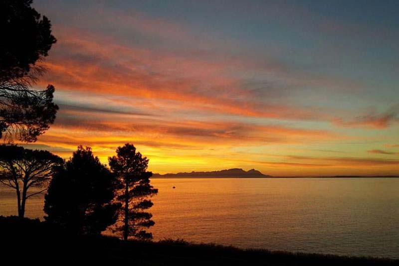 Beautiful winter sunsets  - The Blue Marine Luxury Self Catering Gordons Bay, Cape Town
