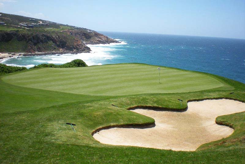 18th green at Pinnacle Point - self catering Mossel Bay