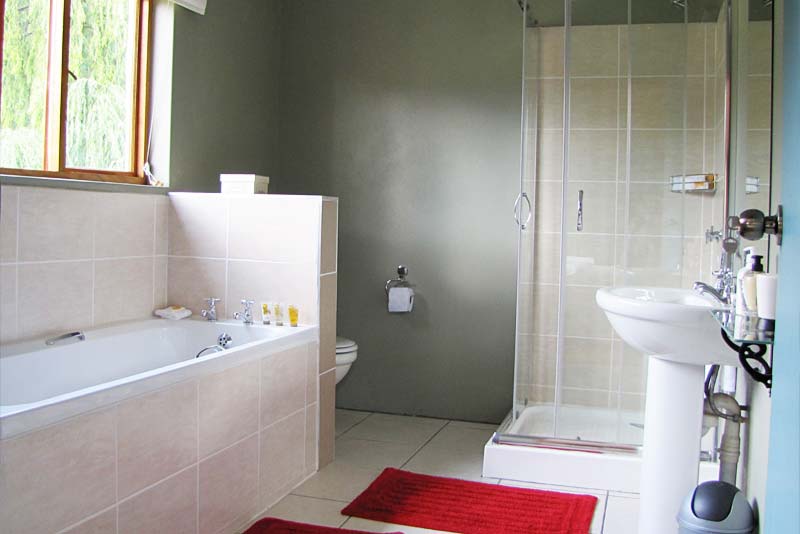 Shepherds Loft Bathroom - The Clarens Country House self catering