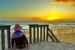 Magical sunset - Sea View Zeezicht self catering apartment in Bloubergstrand