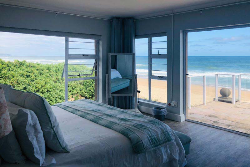 Main bedroom view - Seaside House self catering in Wilderness