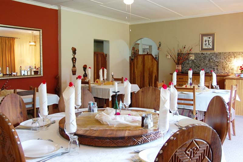 Indoor dining room - Vreugde Guest Farm accomodation Outjo District, Namibia