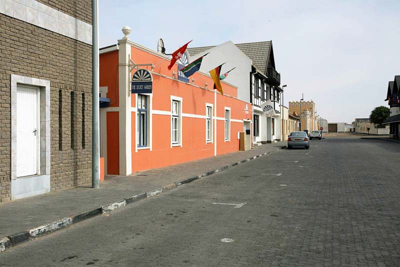 Street view - The Secret Garden Guesthouse bed and breakfast Swakopmund, Namibia