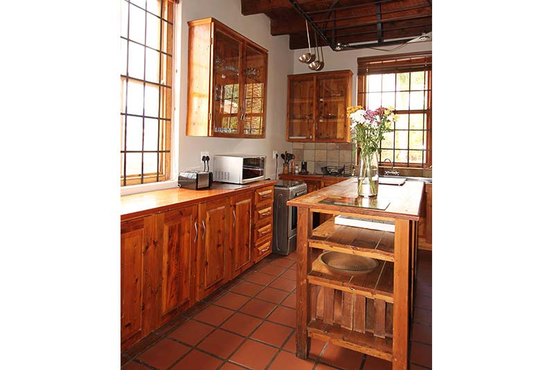Farmhouse style kitchen. Fully equipped to cater for at least 16 people.