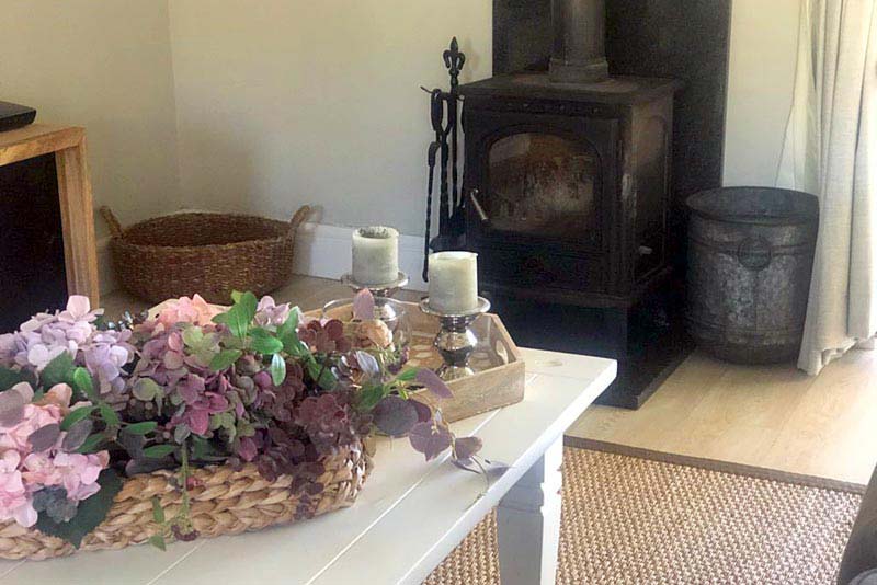 Fireplace - Wedge-Wood Cottage self catering Clarens Golf Estate
