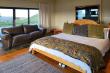 Bedroom on top section with beautiful Knysna views